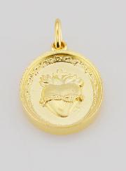 Médaille Plaqué Or  Sacré Coeur de Jésus - 19mm