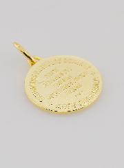 Médaille Plaqué Or Saint Esprit & Hymne - 18mm