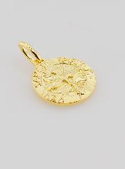 Médaille Plaqué Or Saint Esprit & Hymne - 14mm