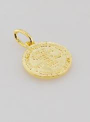 Médaille Plaqué Or Saint Esprit & Hymne - 14mm