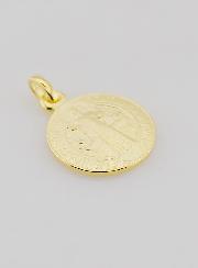 Médaille Plaqué Or Saint Benoît - 16mm