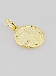 Médaille Plaqué Or Saint Benoît - 14mm