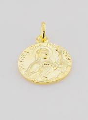 Médaille Plaqué Or Sainte Rita - 18mm