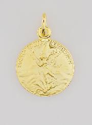 Médaille Plaqué Or St Michel Archange - 18mm
