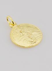 Médaille Plaqué Or St Michel Archange - 18mm