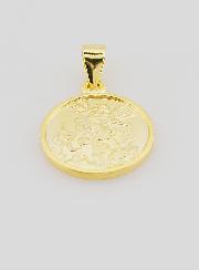 Médaille Plaqué Or & Bord St Michel Archange - 14mm