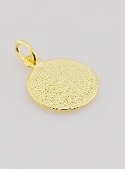 Médaille Plaqué Or Vierge en Prière - 16mm