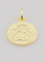 Médaille Plaqué Or 16mm - Ange Raphaël
