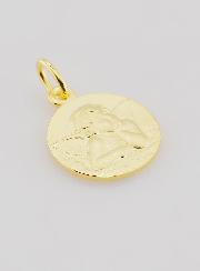 Médaille Plaqué Or 16mm - Ange Raphaël