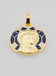 Médaille Vierge Marie & Lourdes Double Face - 18mm