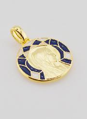 Médaille Vierge Marie & Lourdes Double Face - 18mm