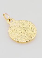 Médaille Plaqué Or Saint Christophe - 14mm