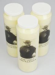Lot de 3 bougies de Neuvaine au Père Saint Damien