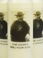 Lot de 6 Bougies de Neuvaine au Père Damien
