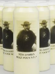 Lot de 10 Bougies de Neuvaine au Père Damien