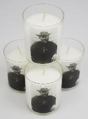 Lot de 4 Bougies Veilleuses Père Damien