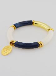 Bracelet Religieux Médaille Miraculeuse - Marine