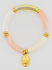 Bracelet Religieux Médaille Miraculeuse - Rose