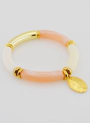 Bracelet Religieux Médaille Miraculeuse - Rose