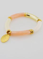 Bracelet Religieux Médaille Miraculeuse - Rose