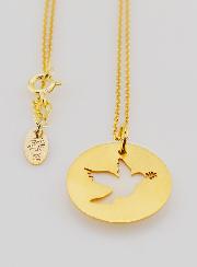 Collier Saint Esprit - Plaqué Or & Nacre