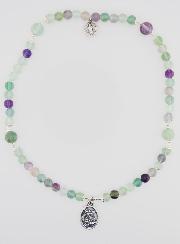 Chapelet en Fluorite - Saint Michel & Saint Benoît