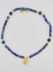Chapelet en Lapis Lazuli - Vierge Marie & Ex Voto