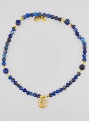 Bracelet Chapelet en Lapis Lazuli - Vierge Marie & Ex Voto