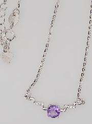 Collier en Argent 925 et Améthyste 40-45cm