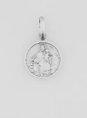 Médaille du Scapulaire en Argent Rhodié 925/1000 - 10 mm