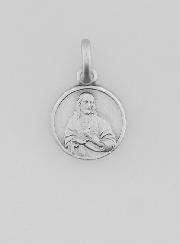 Médaille du Scapulaire en Argent Rhodié 925/1000 - 10 mm