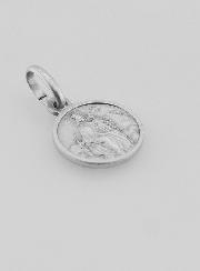 Médaille du Scapulaire en Argent Rhodié 925/1000 - 10 mm