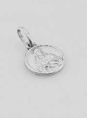 Médaille du Scapulaire en Argent Rhodié 925/1000 - 10 mm