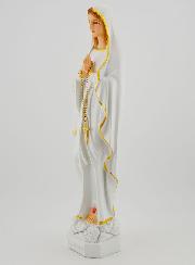 Statue Vierge Marie de Lourdes Polychromée - 30 cm
