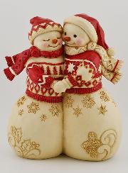 Bonhomme de Neige Couple - Jim Shore