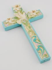 Crucifix Colombe & Lys - Jim Shore