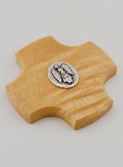 Croix en Bois d'Erable - Ange Protecteur