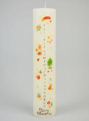 Bougie de l'Avent Traditionnelle - 25cm