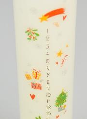 Bougie de l'Avent Traditionnelle - 25cm