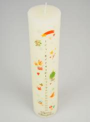 Bougie Décoration de l'Avent Traditionnelle - 25cm