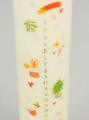 Bougie Décoration de l'Avent Traditionnelle - 25cm