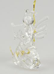 Ange de Noël en Verre à Suspendre 4cm