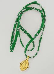 Collier Religieux Cordon Liberty Vert - Miraculeuse Perlée