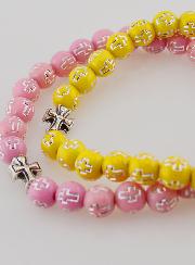 Lot de 5 de Bracelets Religieux avec Croix