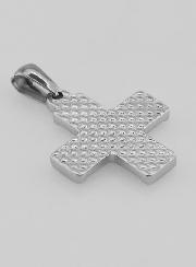 Pendentif Croix Chrisme - Pax, Alpha & Omega