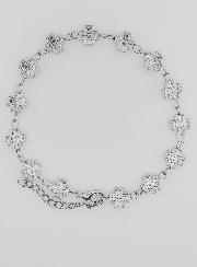 Bracelet Religieux Argenté Avec Croix Carrées