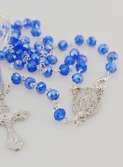 Chapelet Cristal Bleu & Miraculeuse