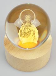Boule Lumineuse Sacré Coeur de Jésus