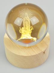 Boule Lumineuse Notre Dame de Lourdes