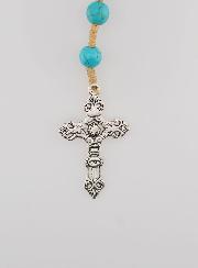 Chapelet Perles Turquoises - Miraculeuse